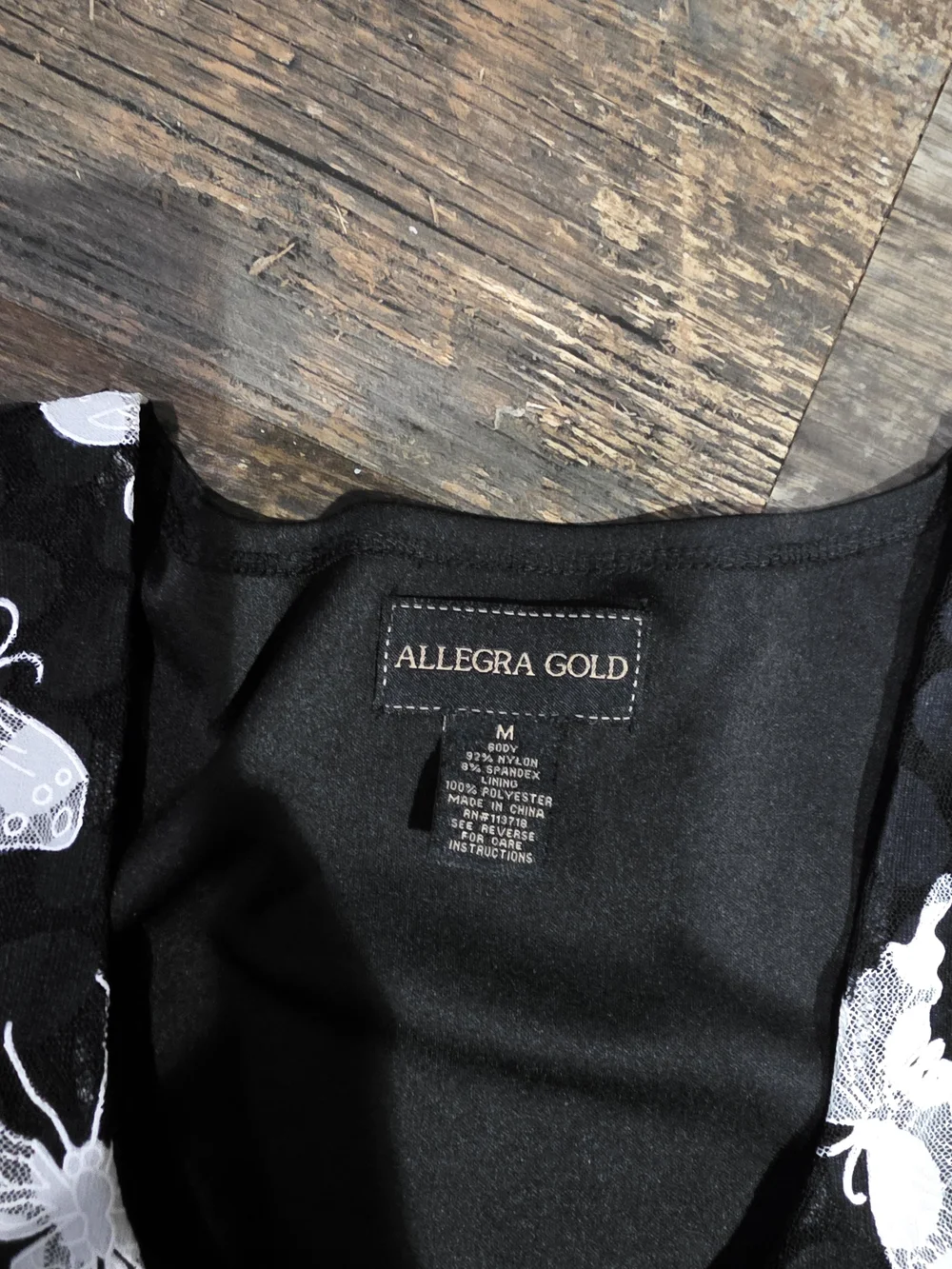 Allegra K Black Butterfly V-Neck Tank Top - Picture 2 of 3